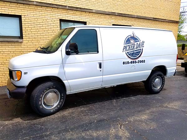 Vehicle wraps and vinyl lettering installed by Top 5 Percent in Joliet and Crest Hill Illinois