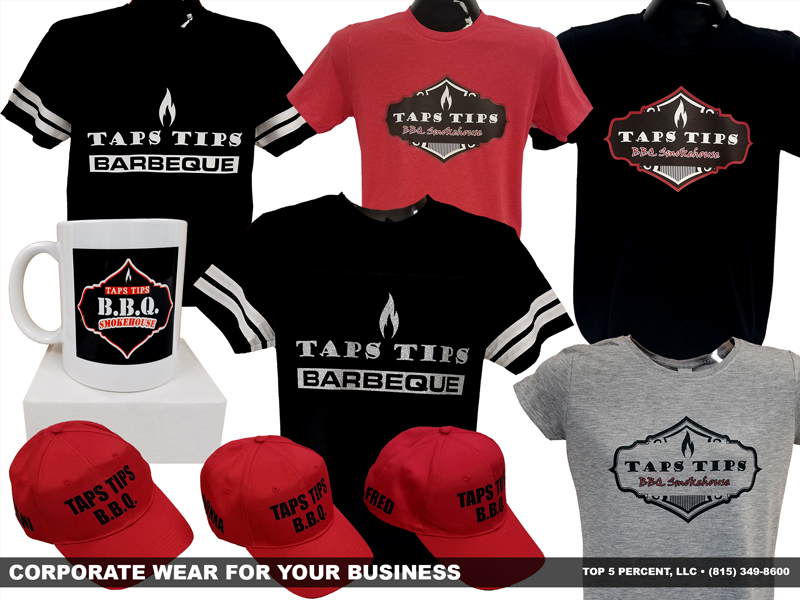 Custom company apparel and branded clothing in Joliet and Shorewood Illinois