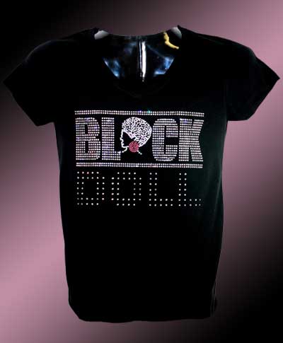 Custom rhinestone bling shirts and crystal apparel by Top 5 Percent in Joliet Illinois