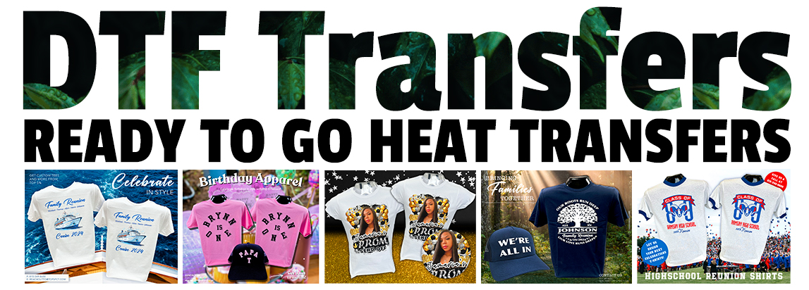 Custom DTF direct-to-film transfers by Top 5 Percent in Joliet Illinois