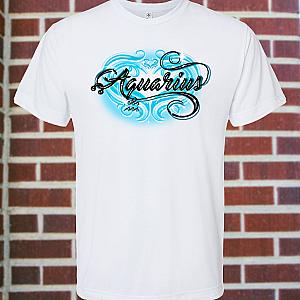 Men's Aquarius Zodiac T-Shirt — view 1