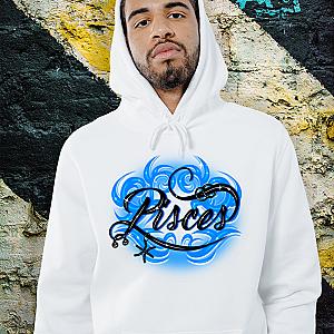 Men's Pisces Zodiac Hoodie — view 1