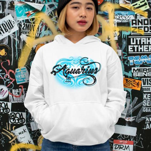 Women's Aquarius Zodiac Hoodie