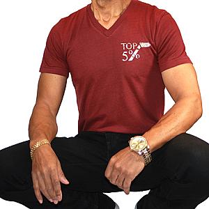 Foil Brand V Maroon — view 3