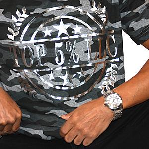 Silver Wreath Camo Shirt — view 3
