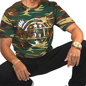 Gold Wreath Camo Shirt — view 3