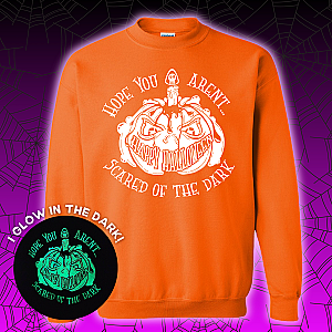 Halloween Glow In The Dark Pumpkin Sweatshirt — view 3