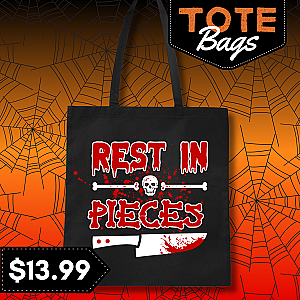 Halloween 'Rest In Pieces' Tote Bag — view 3