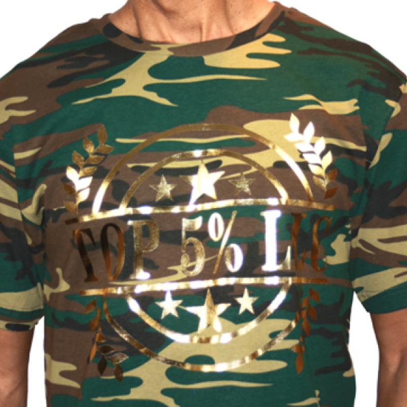 Gold Wreath Camo Shirt