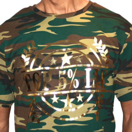 Gold Wreath Camo Shirt