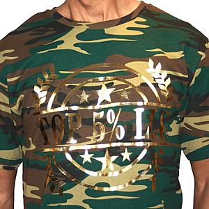 Gold Wreath Camo Shirt