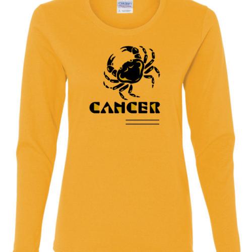 Ladies Cancer Zodiac Shirt