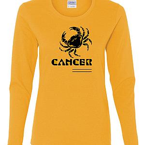Ladies Cancer Zodiac Shirt — view 1