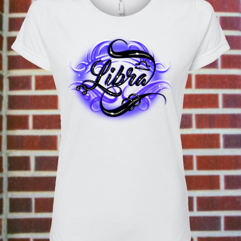 Women's Libra Zodiac Fitted T-Shirt
