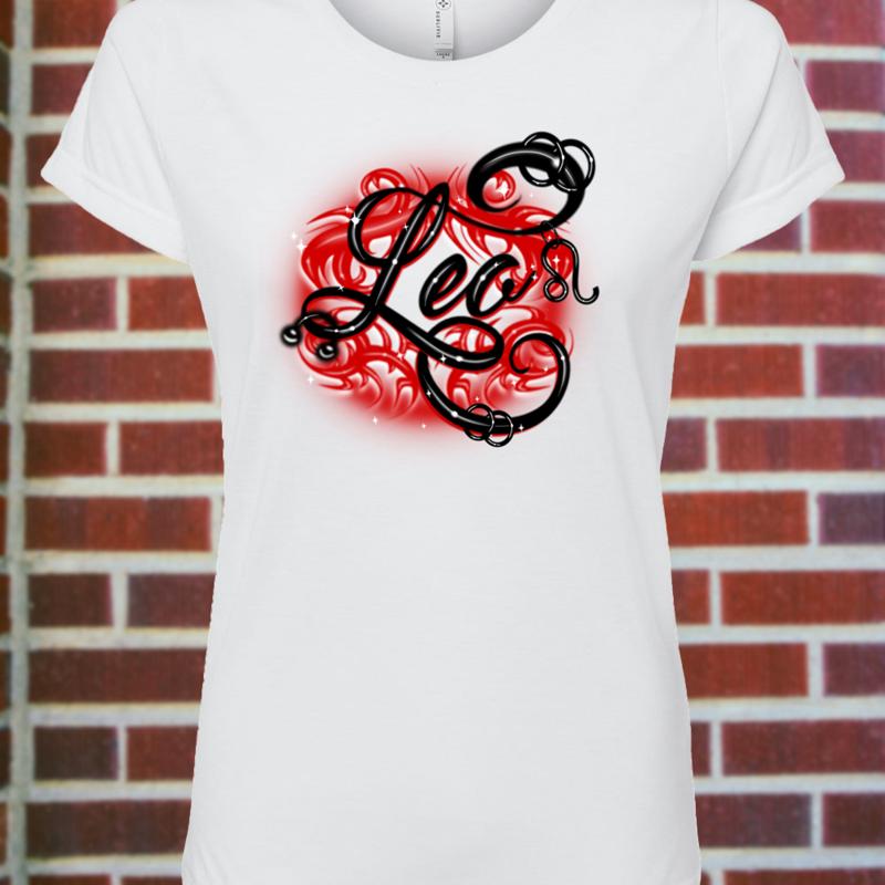 Women's Leo Zodiac Fitted T-Shirt
