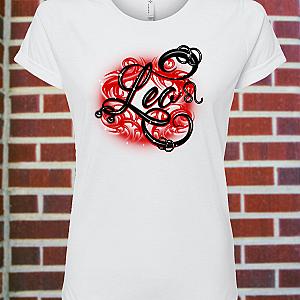Women's Leo Zodiac Fitted T-Shirt — view 1
