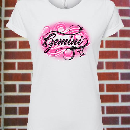 Women's Gemini Zodiac Fitted T-Shirt