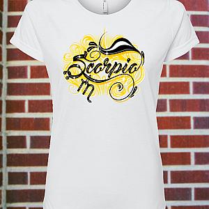 Women's Scorpio Zodiac Fitted T-Shirt — view 1