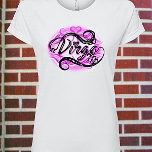 Women's Virgo Zodiac Fitted T-Shirt — view 1